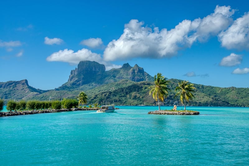 Overwater Bungalows in Bora Bora